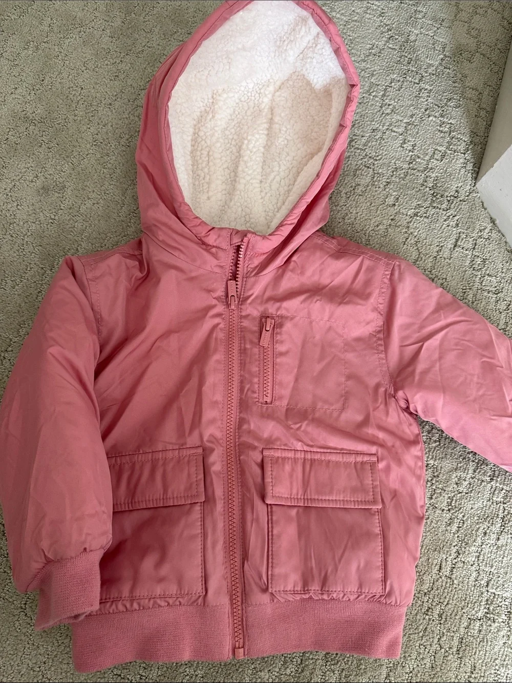Old Navy Pink Hooded Insulated Kids Snow suit! Like new!